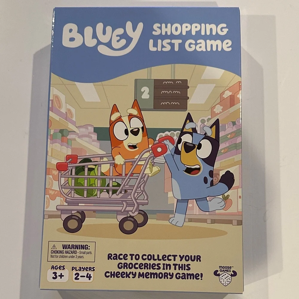 Bluey Shopping List Game